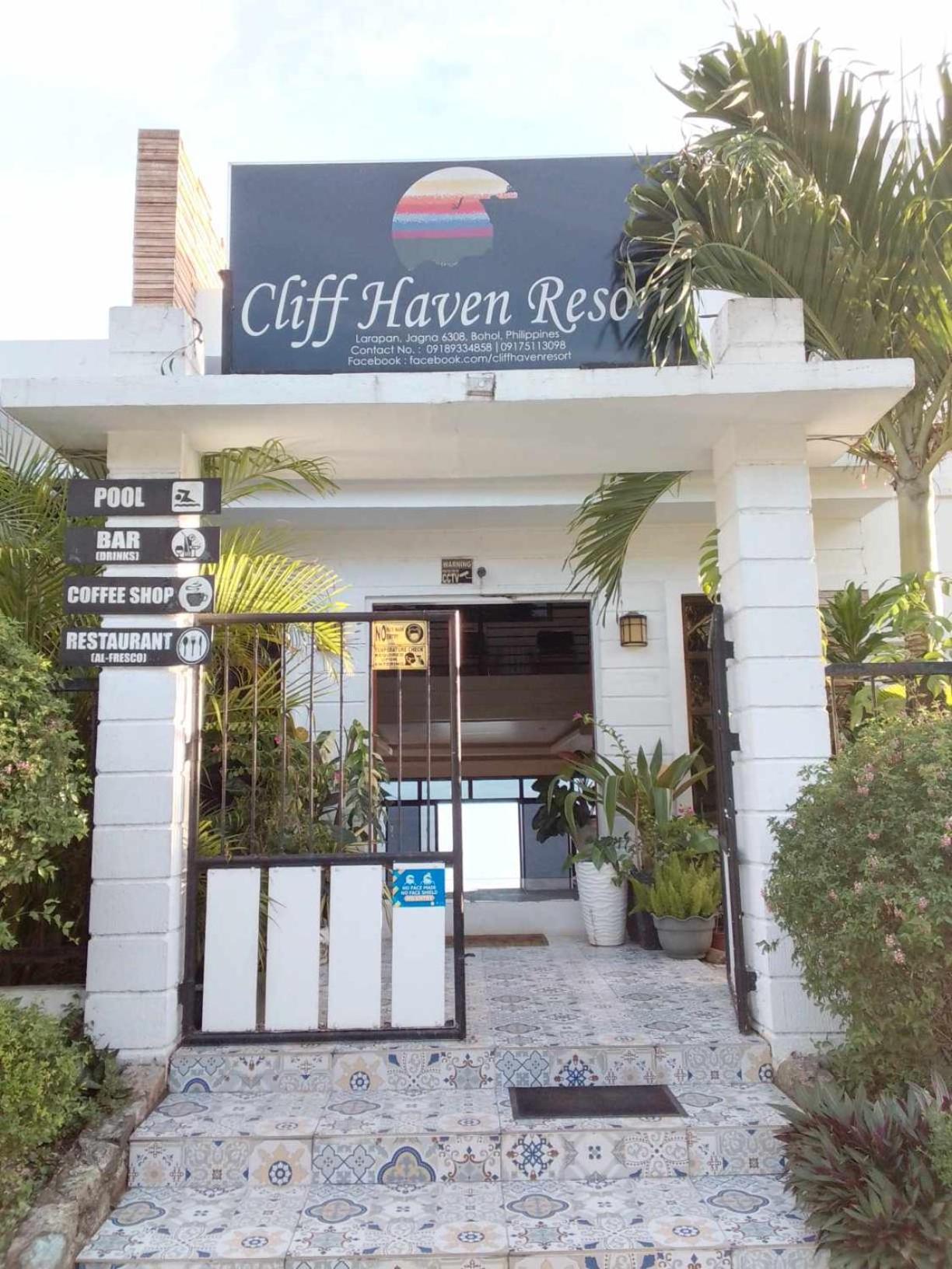 Cliff Haven Resort Jagna Exterior foto